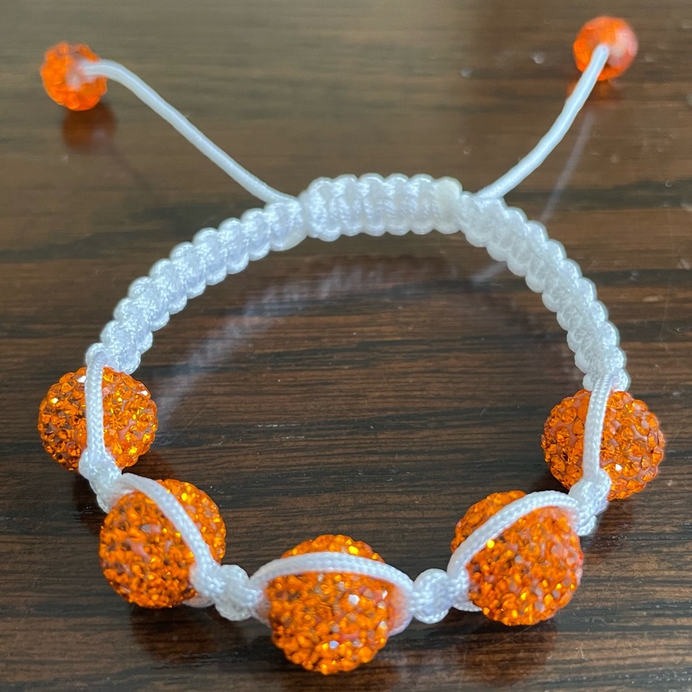 Adjustable Beaded Ringstone Bracelet Os - image 1